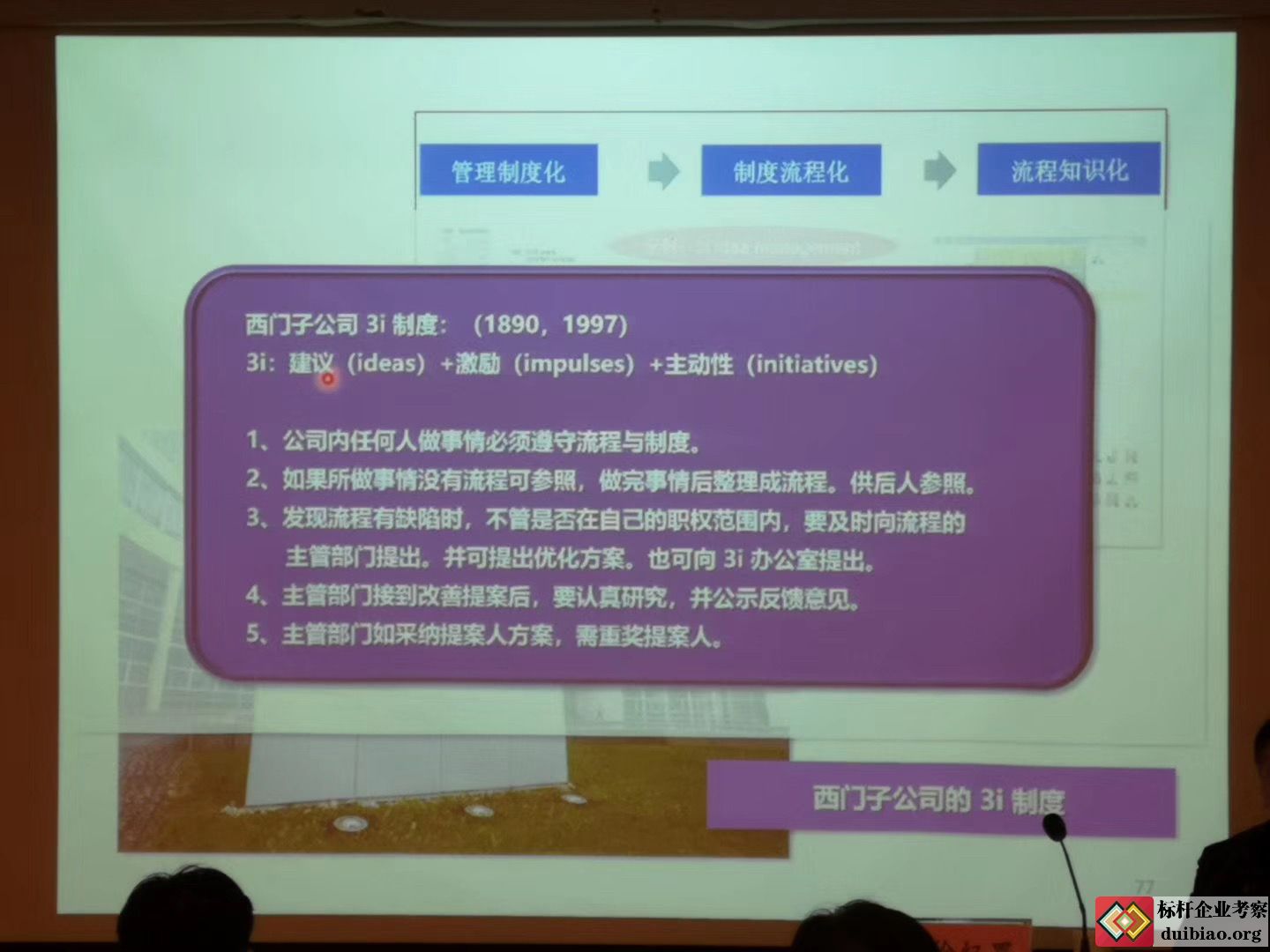 西門子的“3i”管理