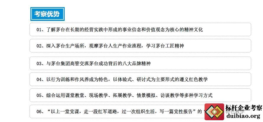茅臺考察優勢