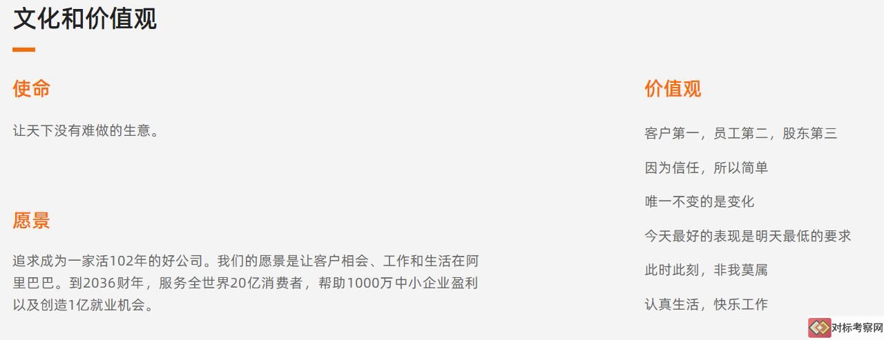 阿里巴巴愿景